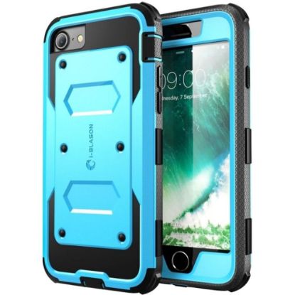 Picture of i-Blason ArmorBox Dual Layer - Protective case for cell phone - rugged - blue