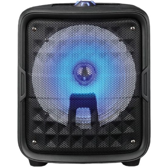 Picture of IQ Sound IQ-6608DJBT Portable Bluetooth Speaker System - 15 W RMS - Black - 90 Hz to 20 kHz - Battery Rechargeable - USB