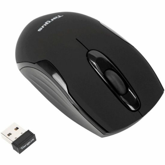 Picture of Targus W575 Wireless Optical Mouse, Full Size, Black, AMW575TT