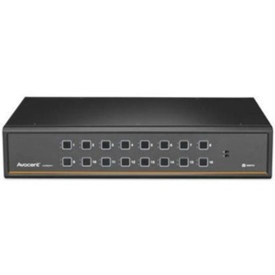 Picture of Vertiv Avocent SwitchView Desktop KVM | 16 Port | Single Head | Universal Connector | TAA Compliant (SV2160DPH-400) - Desktop KVM Switches | Zero Delay Switching | Universal Video Connector | USB Port | TAA Compliant