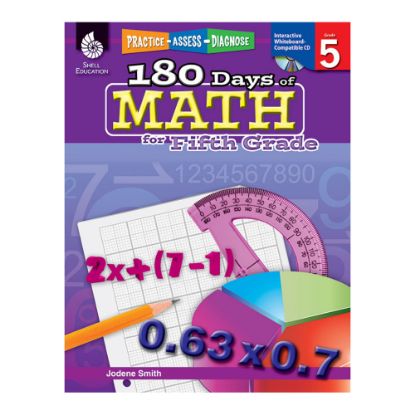 Picture of Shell Education 180 Days of Math Practice, Grade 5