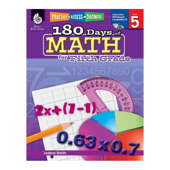 Picture of Shell Education 180 Days of Math Practice, Grade 5