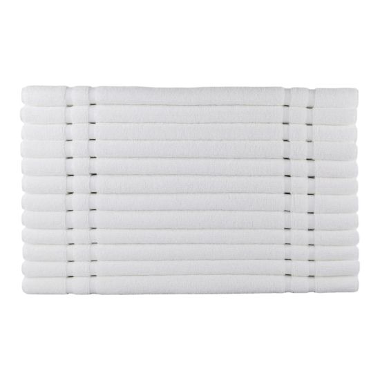 Picture of 1888 Mills Crown Touch Bath Mats, 21in x 32in, White, Pack Of 60 Mats