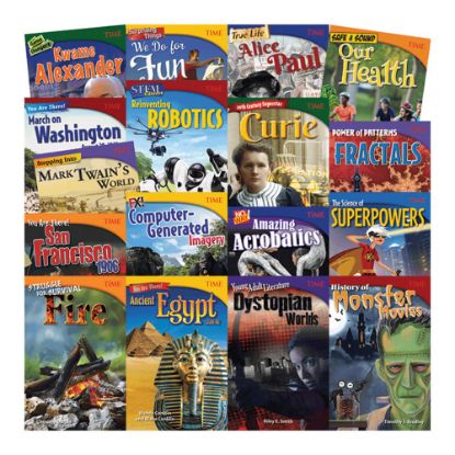 Picture of Teacher Created Materials TIME 17-Book Set, Set 3, Grades 6 - 8