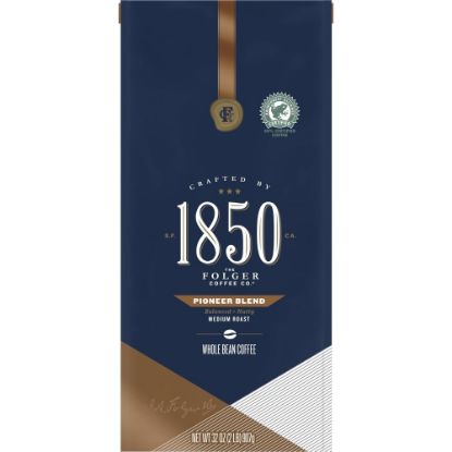 Picture of 1850 Whole Bean Pioneer Blend Coffee - Medium - 32 oz - 1 Each