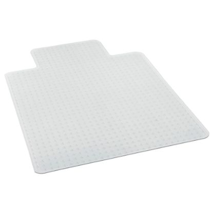 Picture of Deflecto Glass Clear Chair Mat, For Medium Pile Carpets, With Lip, 36in x 48in, Clear