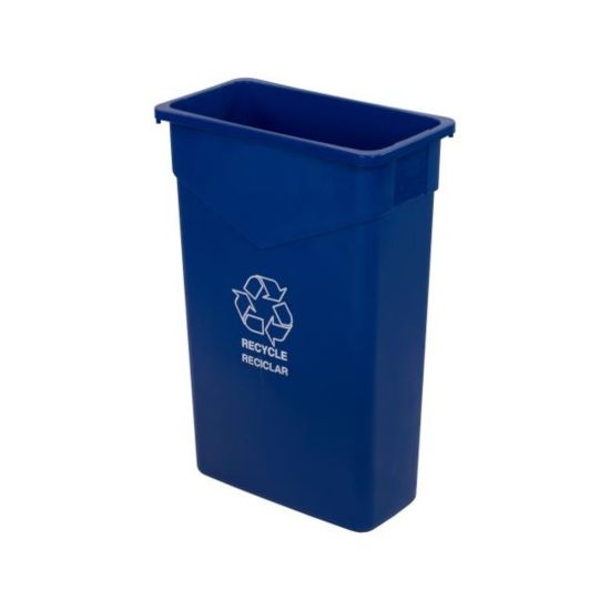 Picture of Carlisle TrimLine Recycle Can, 23 Gallons, Blue