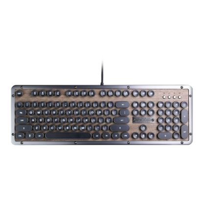 Picture of Azio Retro Classic Vintage Typewriter Mechanical USB Keyboard, Elwood, MK-RETRO-W-01-US