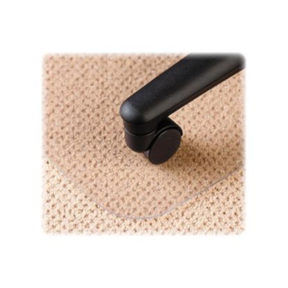 Picture of Deflecto EconoMat No Bevel Chair Mat for Low Pile Carpet, 36w x 48h, Clear