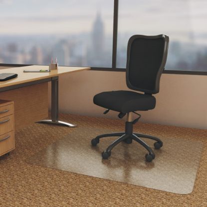 Picture of Deflecto Economat for Carpet - Carpeted Floor - 60in Length x 46in Width - Vinyl - Clear