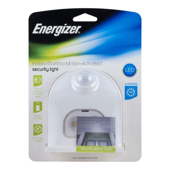 Picture of Energizer LED Motion Activated Outdoor Security Light, White