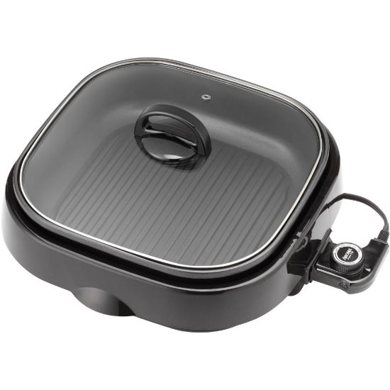 Picture of Aroma ASP-218B 4-Quart 3-In-1 Grillet, 7-3/4inH x 16inW x 14inD, Black