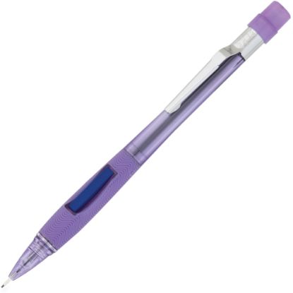 Picture of Pentel Quicker Clicker Mechanical Pencil, 0.7 mm, 2HB Hardness, Refillable, Transparent Violet Barrel