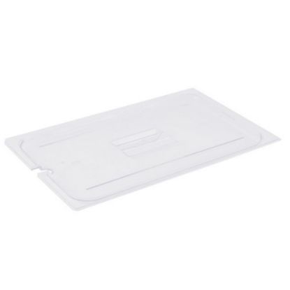 Picture of Cambro Full Size Camwear Notched Food Pan Cover, Clear