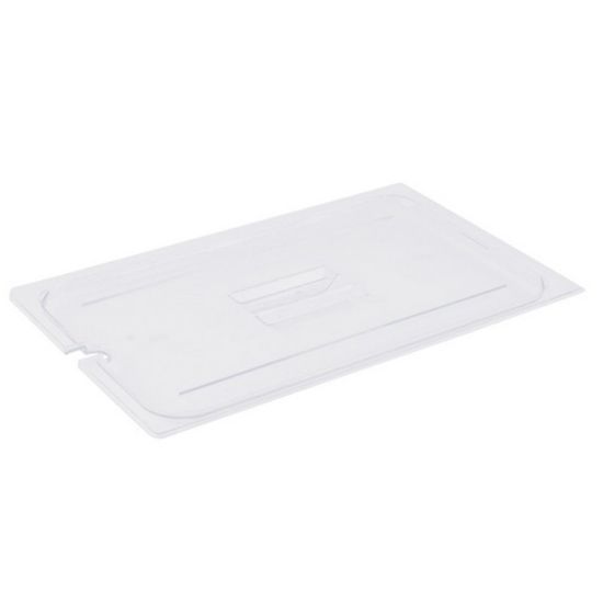 Picture of Cambro Full Size Camwear Notched Food Pan Cover, Clear