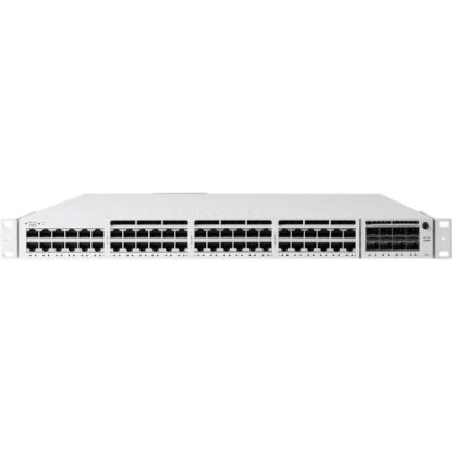 Picture of Meraki 48-port Gbe UPoE Switch - 48 Ports - Manageable - 3 Layer Supported - Modular - 1100 W Power Consumption - Twisted Pair, Optical Fiber - 1U High - Rack-mountable - Lifetime Limited Warranty