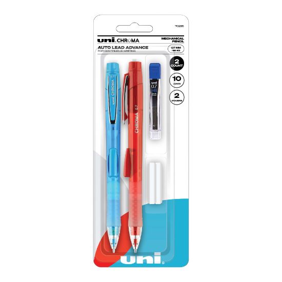 Picture of Uni-Ball CHROMA Mechanical Pencils Starter Set, Red/Blue