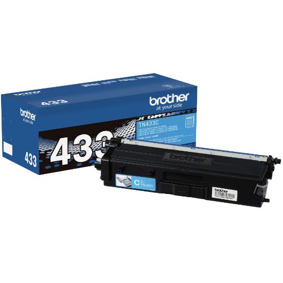 Picture of Brother TN-433 Cyan High Yield Toner Cartridge, TN-433C