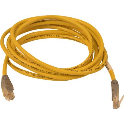 Picture of Belkin Cat5e Crossover Cable - RJ-45 Male Network - RJ-45 Male Network - 7ft - Yellow