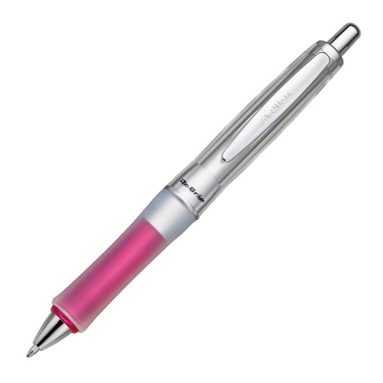 Picture of Pilot Dr. Grip Center Of Gravity Ballpoint Pen, Medium Point, 1.0 mm, Pink Metallic Barrel, Black Ink