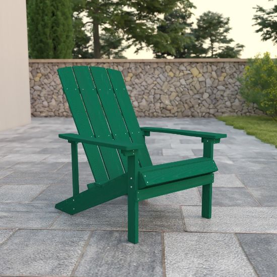 Picture of Flash Furniture Charlestown All-Weather Adirondack Chair, Green