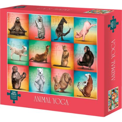 Picture of Willow Creek Press 500-Piece Puzzle, Animal Yoga