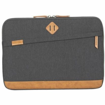 Picture of Targus Strata III Laptop Sleeve For 14in Laptops, Gray/Brown