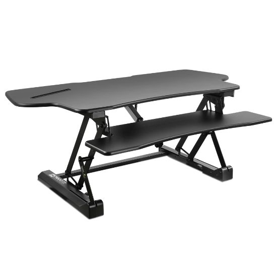 Picture of Mount-It! MI-7962 Electric Standing Desk Riser, 6inH x 50inW x 9inD, Black