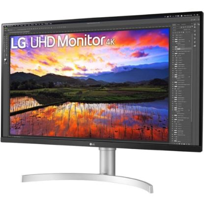 Picture of LG 32BN67U-B 31.5in 4K UHD LED Gaming LCD Monitor - 16:9 - Textured Black - 32in Class - In-plane Switching (IPS) Technology - 3840 x 2160 - 1.07 Billion Colors - FreeSync - 350 Nit Typical, 380 Nit Peak - 5 ms GTG - 60 Hz Refresh Rate - HDMI - DisplayPor