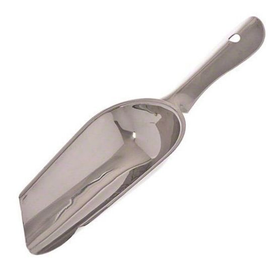 Picture of Update International Bar Ice Scoop, 6 Oz, Silver