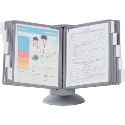 Picture of Sherpa Motion Desk Reference System, Graphite, 10 Panels