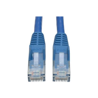 Picture of Tripp Lite CAT-6 Gigabit Snagless Molded Solid UTP Ethernet Cable, 14', Blue, N201-014-BL