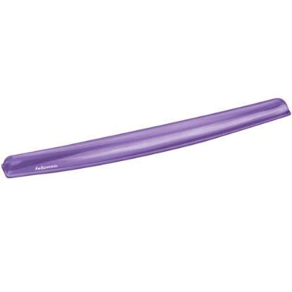 Picture of Fellowes Gel Crystals Wrist Rest, 1inH x 19.31inW x 2.31inD, Purple