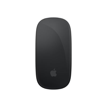 Picture of Apple Magic Mouse - Black Multi-Touch Surface - Wireless - Bluetooth - Rechargeable - Black - Lightning - Touch Scroll