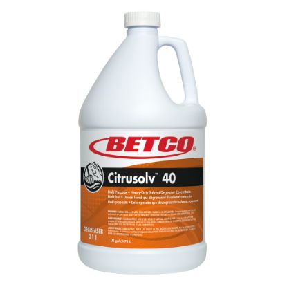 Picture of Betco Citrusolv 40 Heavy-Duty Solvent Degreaser, Citrus Scent, 128 Oz Bottle, Case Of 4