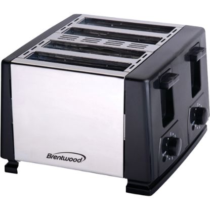 Picture of Brentwood Toaster - Toast - Brushed Stainless Steel, Black