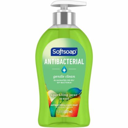 Picture of Softsoap Antibacterial Liquid Hand Soap, Sparkling Pear Scent, 11.3  Oz