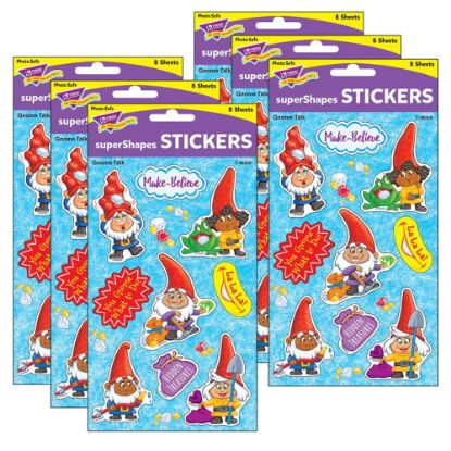 Picture of Trend superShapes Stickers, Gnome Talk, 72 Stickers Per Pack, Set Of 6 Packs