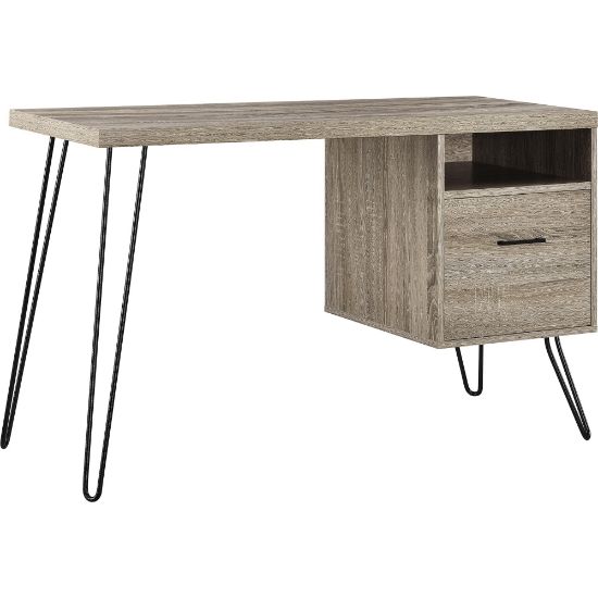 Picture of Ameriwood Home Landon 45inW Writing Desk, Distressed Gray Oak