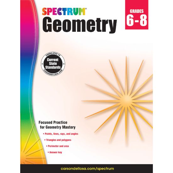 Picture of Spectrum Geometry Workbook, Grades 6-8