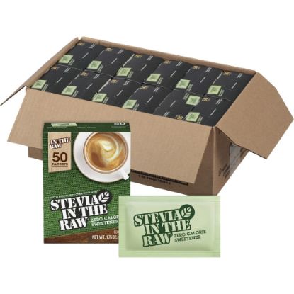 Picture of Stevia In The Raw Natural Sweetener Packets - Stevia Flavor - Natural Sweetener - 600/Carton