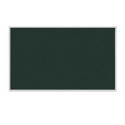 Picture of Ghent Aluminum Frame Vinyl Bulletin Board, 18in x 18in, Ebony, Satin Frame