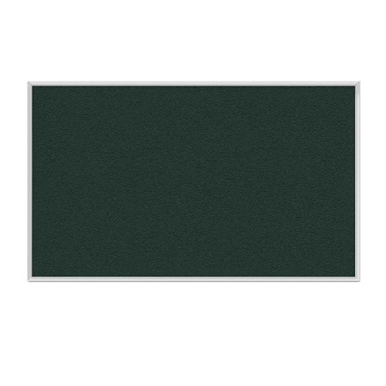 Picture of Ghent Aluminum Frame Vinyl Bulletin Board, 18in x 18in, Ebony, Satin Frame