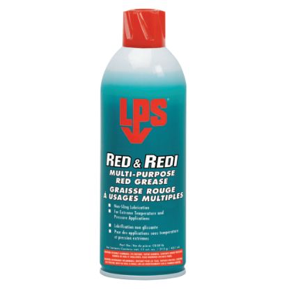 Picture of Red and Redi Multi-Purpose Red Grease, 16 oz Aerosol Can