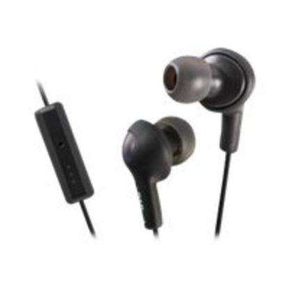 Picture of JVC HA-FR6 Gumy PLUS - Earphones with mic - in-ear - wired - noise isolating - olive black