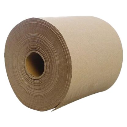 Picture of Karat 1-Ply Paper Towel Rolls, 9in x 750ft, Kraft, Case of 6 Rolls