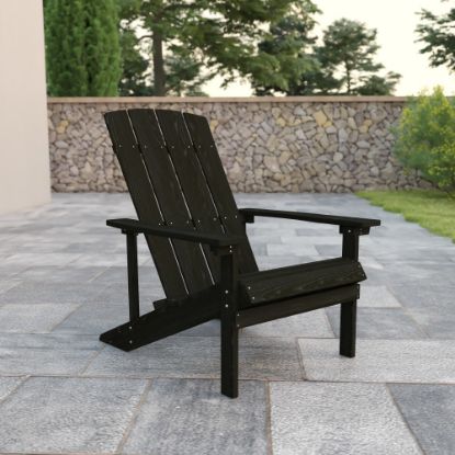 Picture of Flash Furniture Charlestown All-Weather Adirondack Chair, Slate Gray