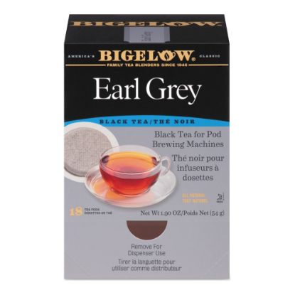 Picture of Bigelow Earl Grey Tea Single-Serve Pods, 1.9 Oz, Box Of 18