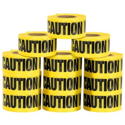 Picture of Alpine AdirPro Caution - No Parking Tape, 1,000ft, Yellow, Pack Of 12 Rolls