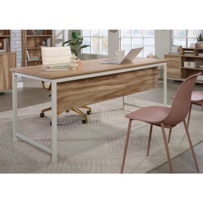 Picture of Sauder Bergen Circle Modesty Panel For 72in Desks, 12-7/8inH x 65-1/8inW x 4-1/4inD, Kiln Acacia